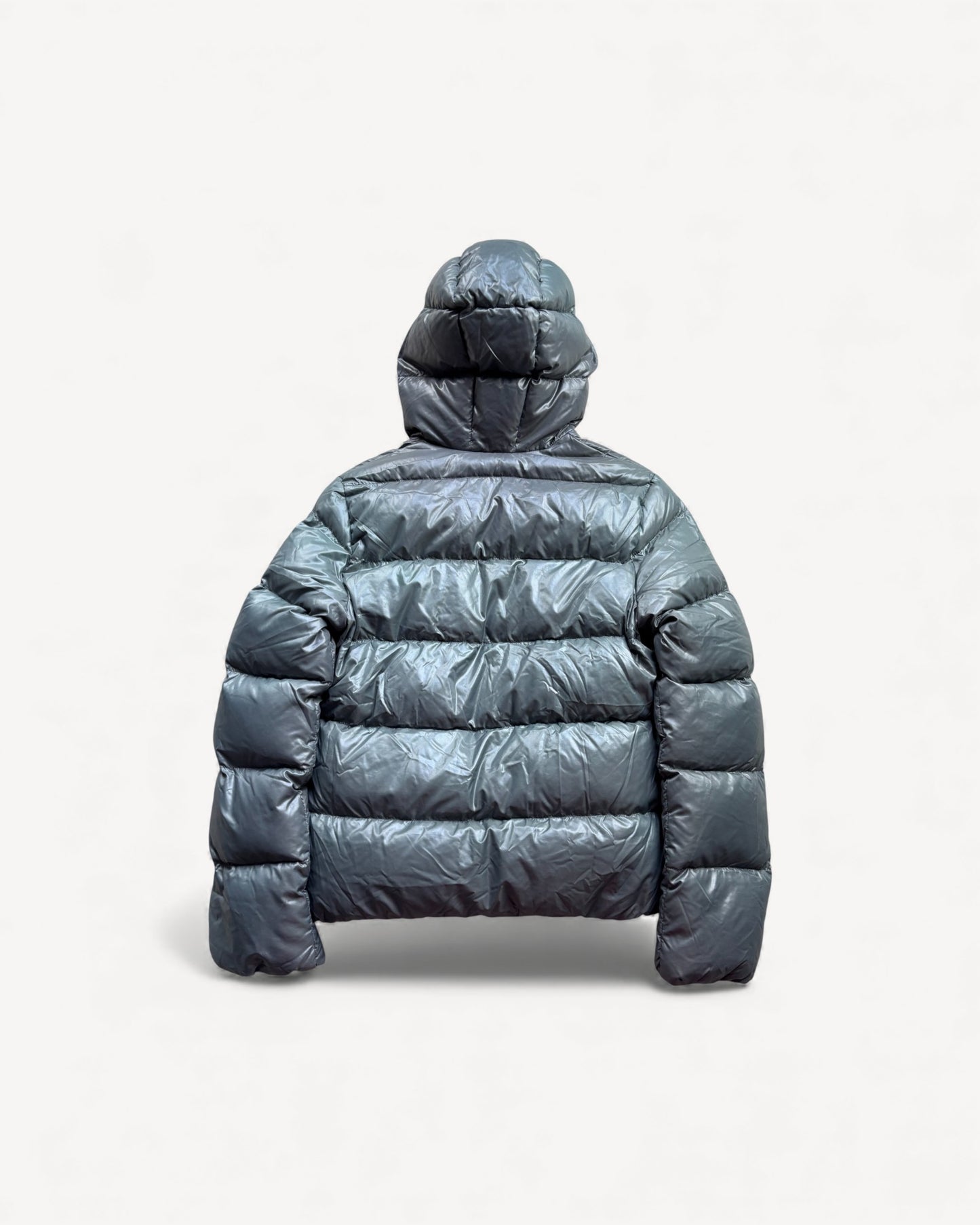 DUVETICA GREY PUFFER JACKET (M)