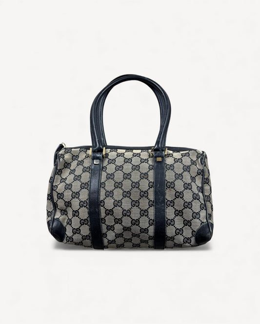 GUCCI MONOGRAM MINI BOSTON BAG