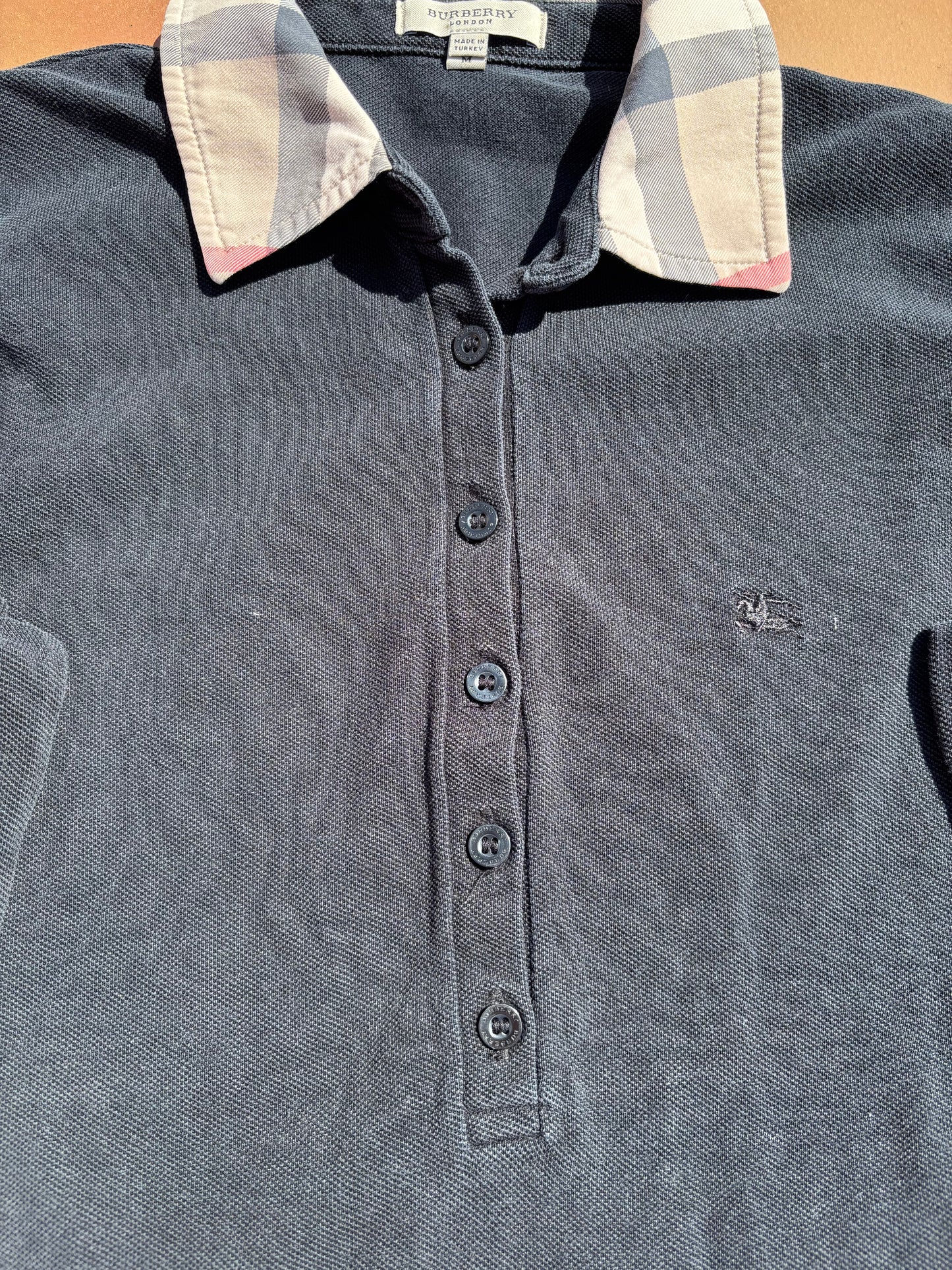 BURBERRY LONGSL. POLO SHIRT (S)