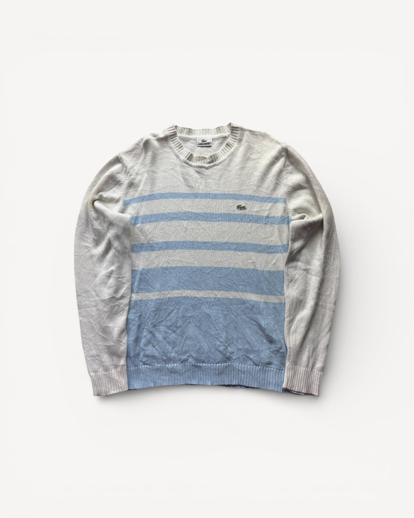 LACOSTE WHITE KNIT (M)