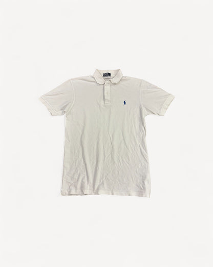 RALPH LAUREN POLO SHIRT WHITE (L)