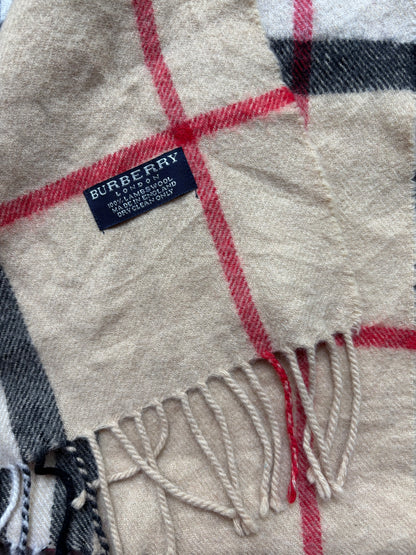 BURBERRY NOVACHECK SCARF BEIGE
