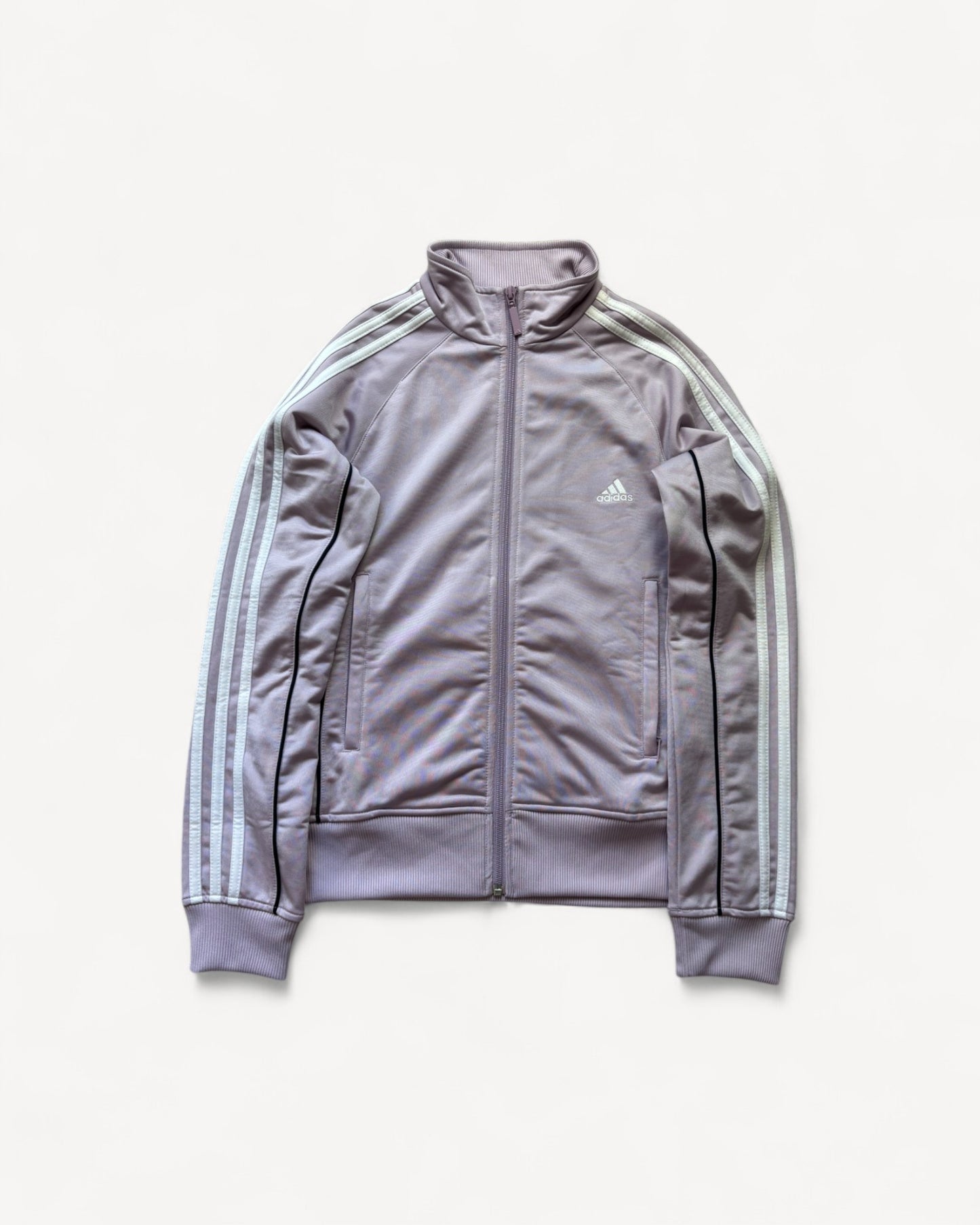 ADIDAS PINK ZIP UP VEST (S)