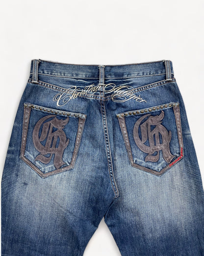 ED HARDY/CHRISTIAN AUDIGIER JEANS W32 L32 #ED1.0