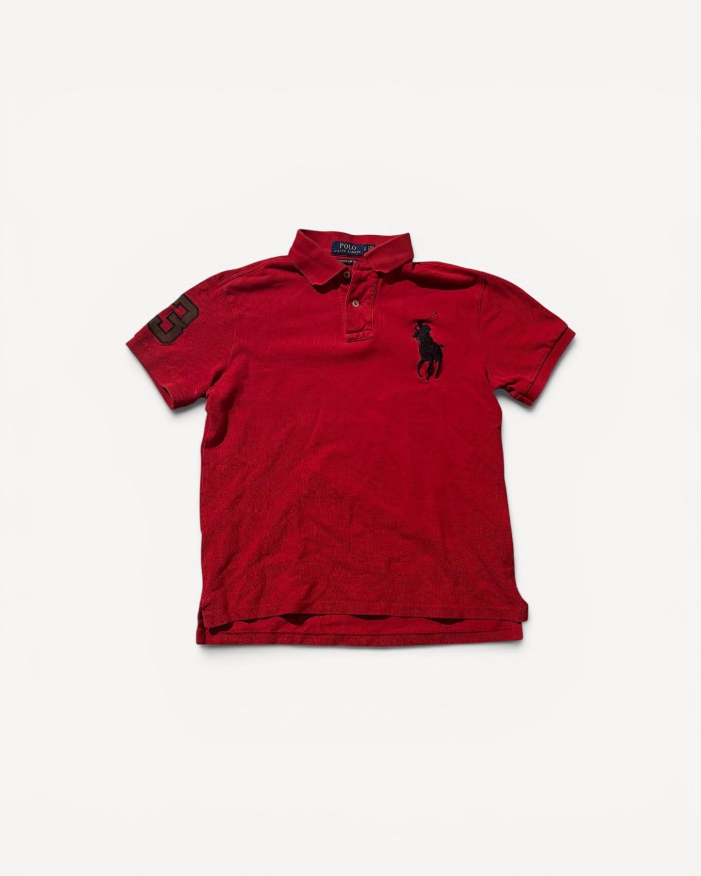 RALPH LAUREN POLO SHIRT RED (S)