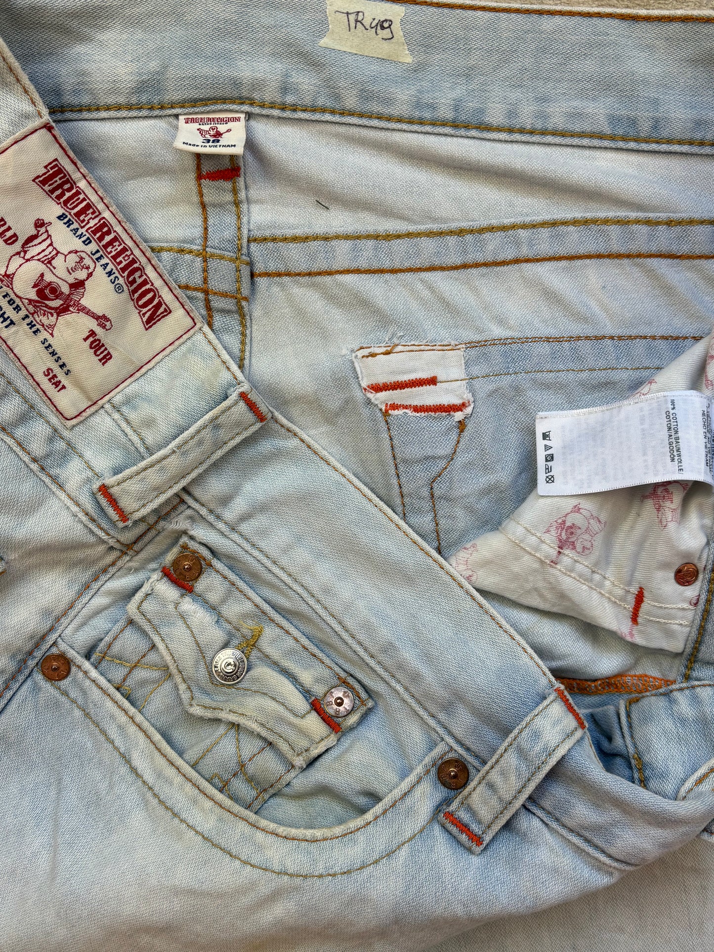 TRUE RELIGION JEANS W38 L34 #TR49