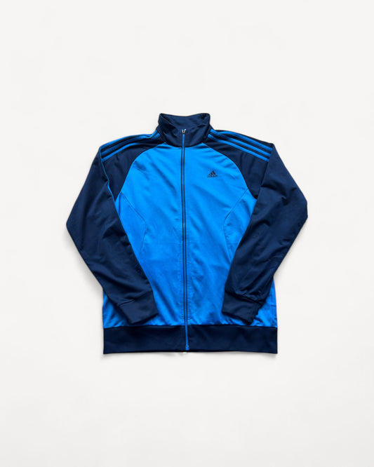 ADIDAS BLUE ZIP UP VEST (L)