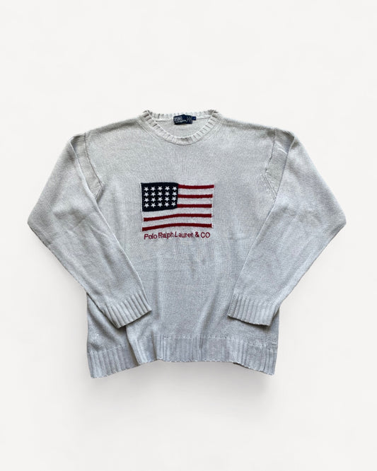 RALPH LAUREN USA KNIT (L)