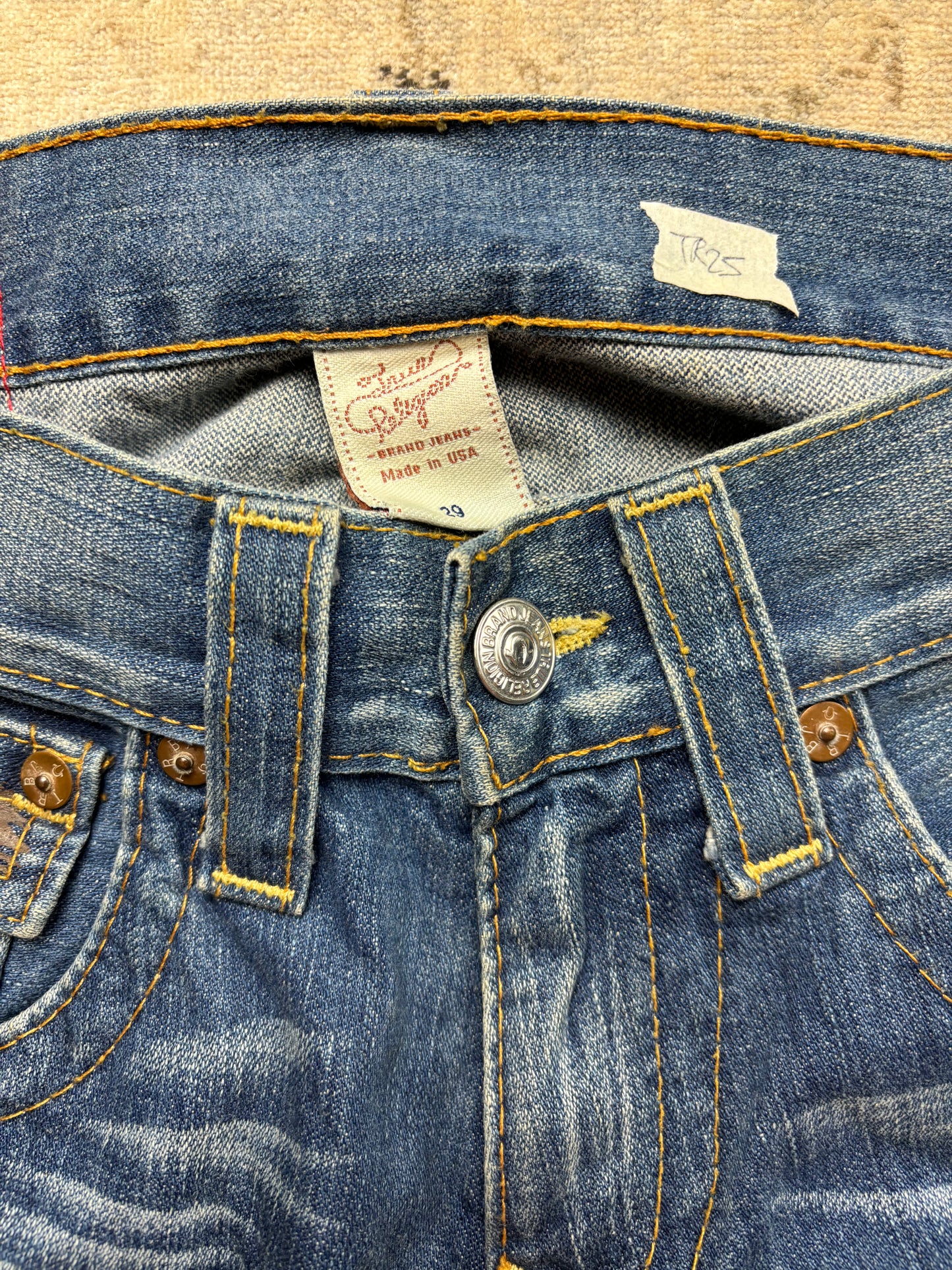 TRUE RELIGION JEANS W29 L32 #TR25