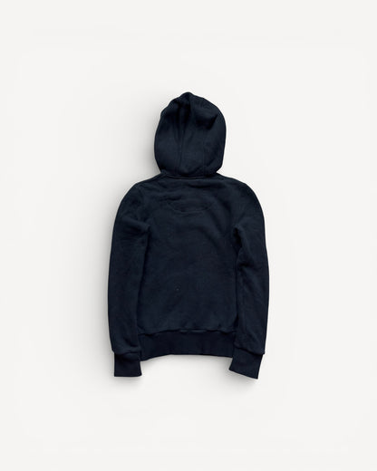 BURBERRY BLACK FUR ZIP UP HOODIE (S)