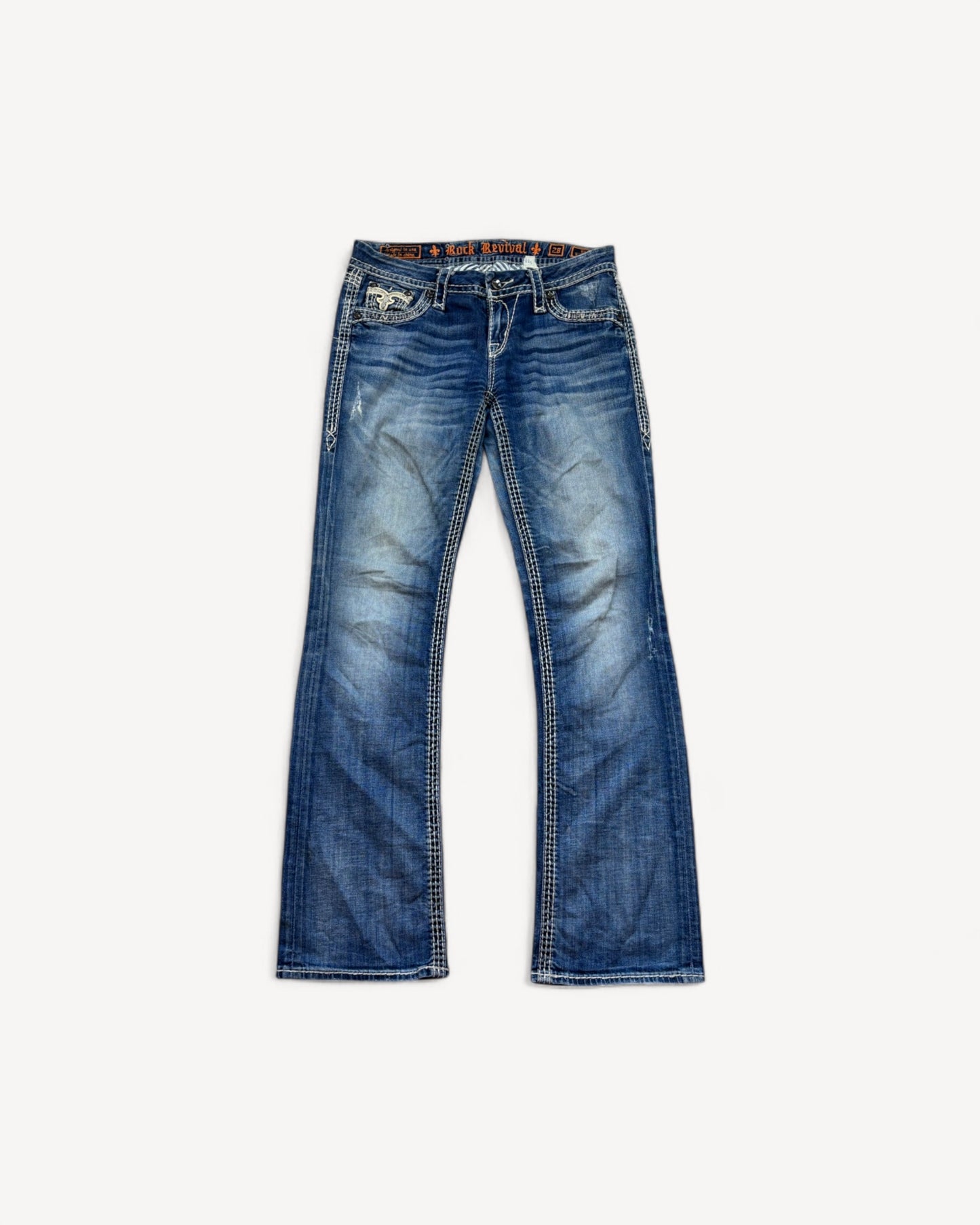 ROCK REVIVAL JEANS W28 L32 #RR3