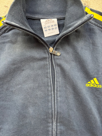ADIDAS NAVY ZIP UP VEST (S)