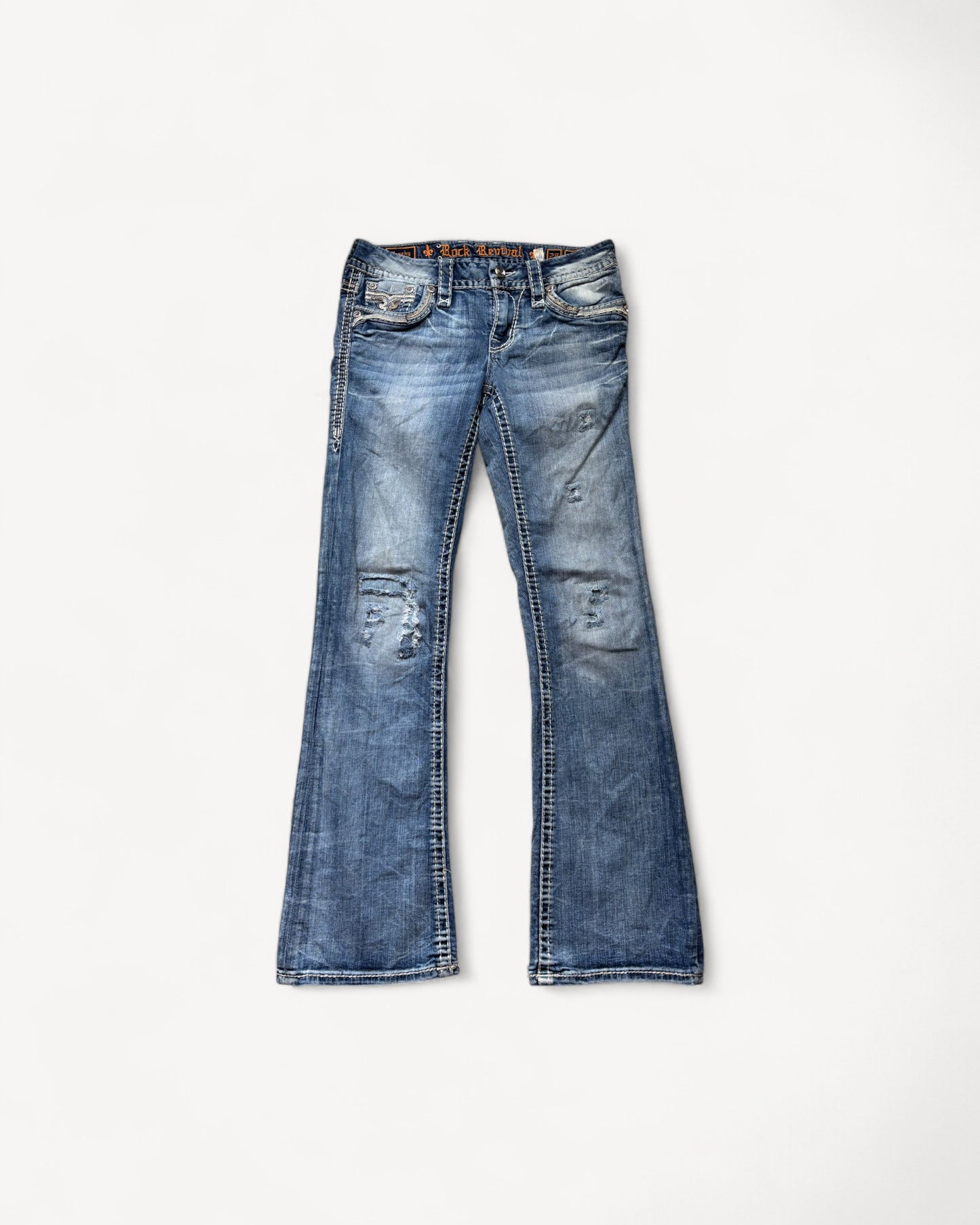 ROCK REVIVAL JEANS W28 L30 #RR8