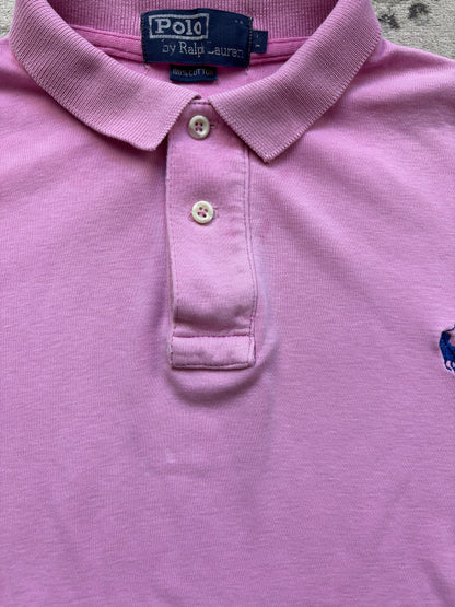 RALPH LAUREN POLO SHIRT PINK (S)