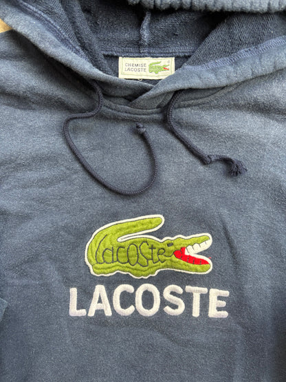 LACOSTE NAVY HOODIE (S)
