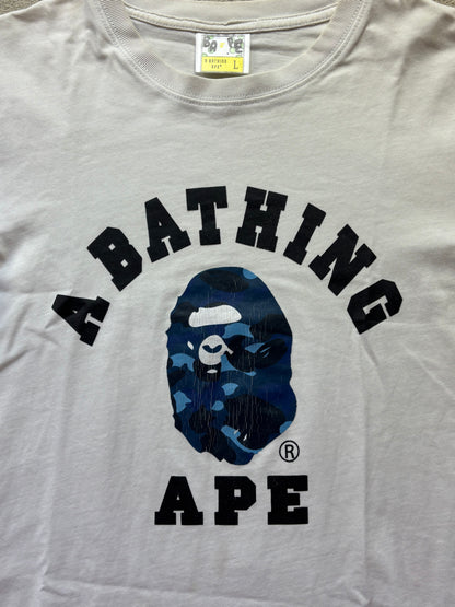 BAPE WHITE T-SHIRT (M)