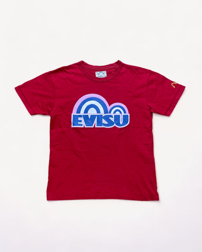 EVISU CLOUD RED T-SHIRT (M)