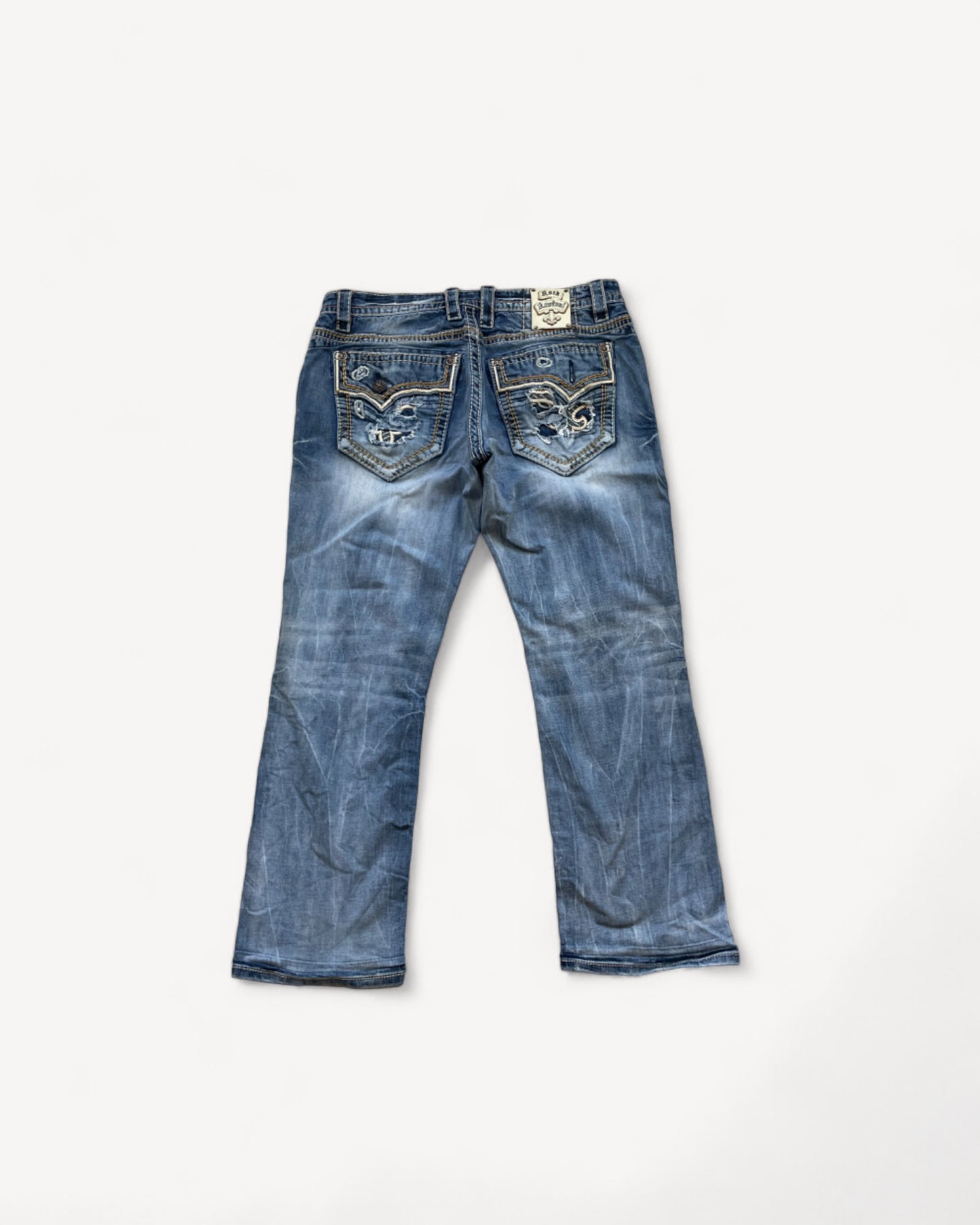 ROCK REVIVAL JEANS W36 L32 #RR22