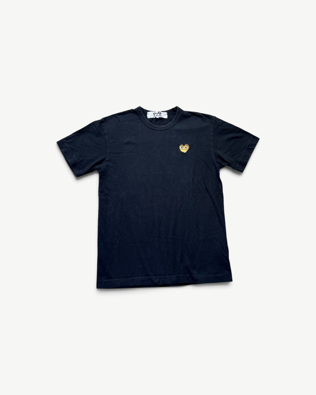 CDG PLAY BLACK T-SHIRT (L)