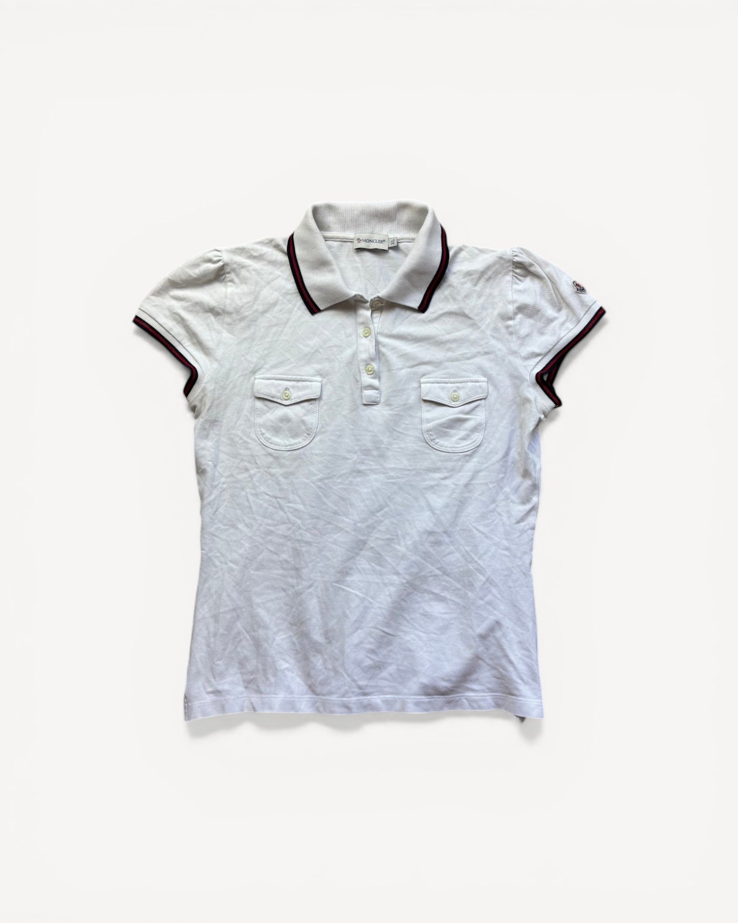 MONCLER WOMEN POLO SHIRT (M)