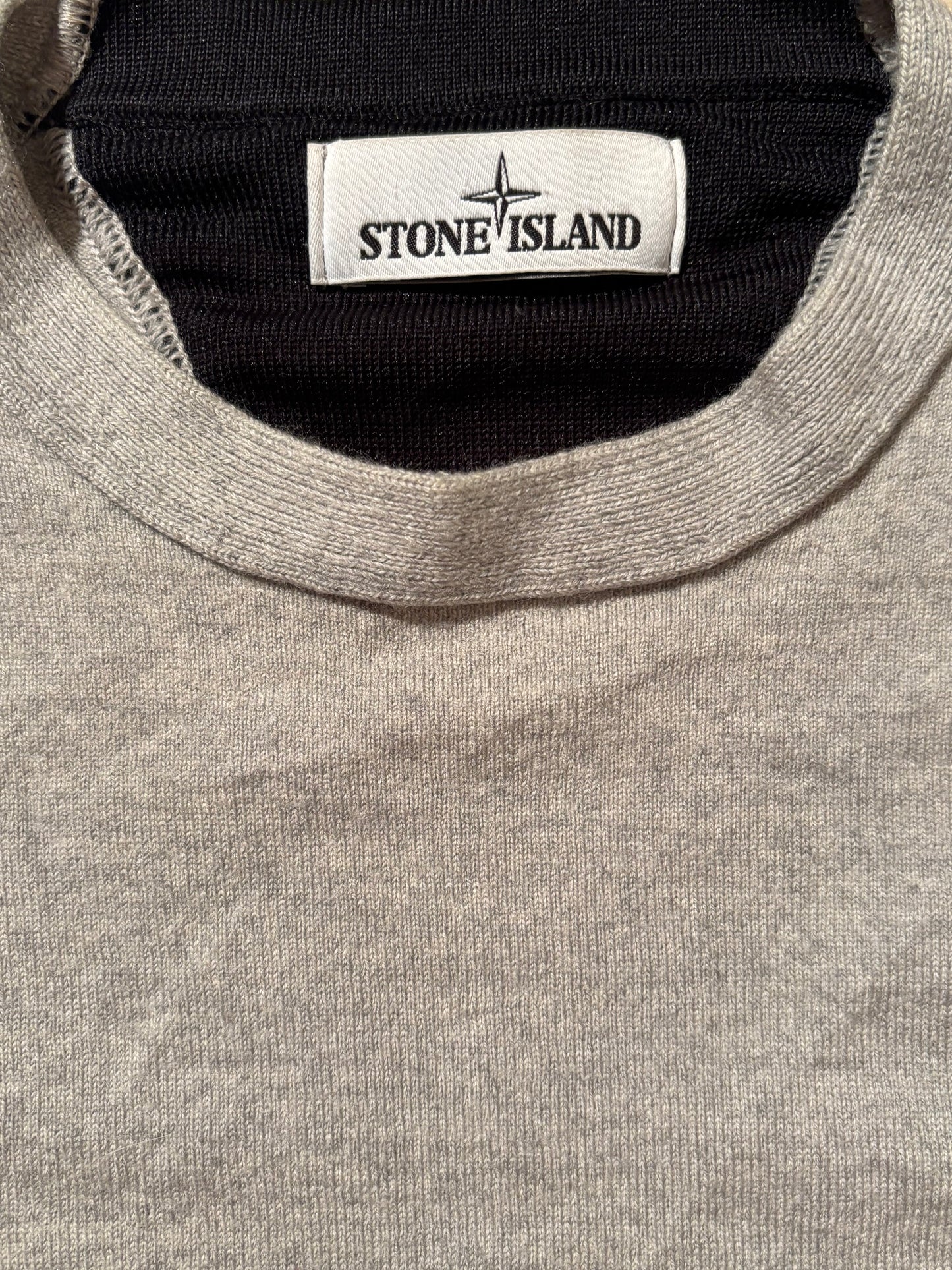 STONE ISLAND GREY KNIT (S)