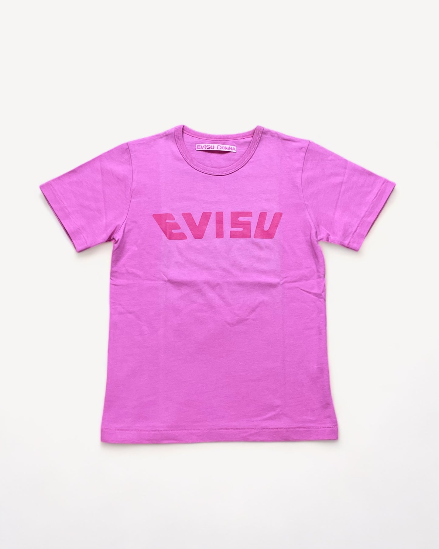 EVISU DONNA PINK T-SHIRT (XS)