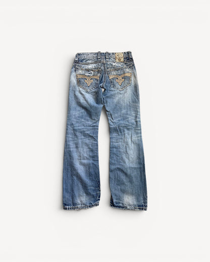 ROCK REVIVAL JEANS W29 L32 #RR20
