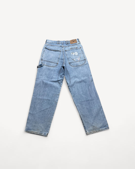 HIP HOP BAGGY JEANS W32 L32 #H6