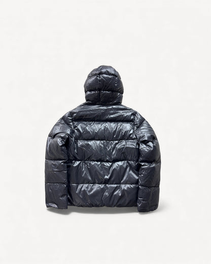 DUVETICA BLACK PUFFER JACKET (M)