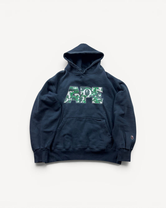 BAPE BLACK HOODIE (L)