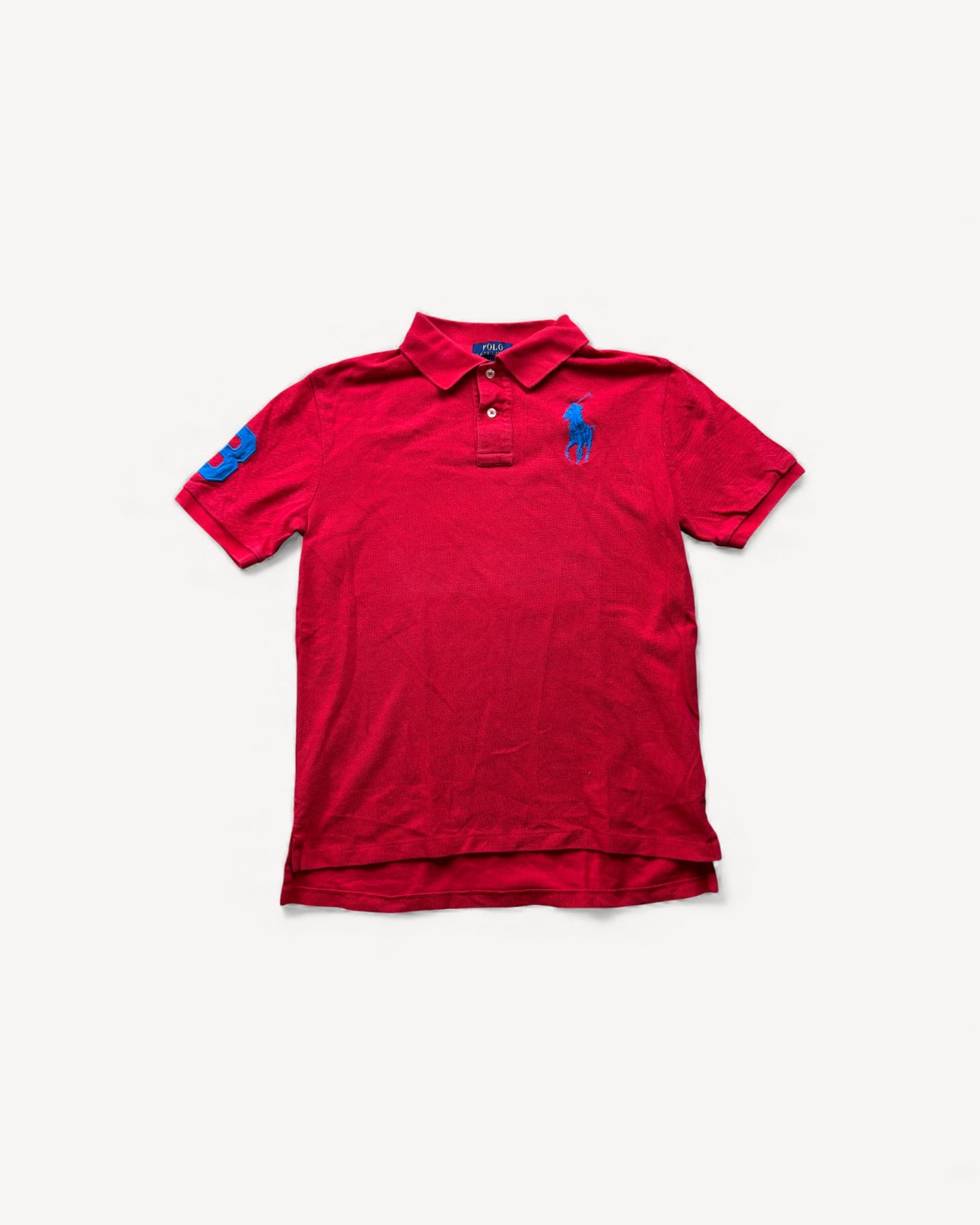 RALPH LAUREN POLO SHIRT RED (S)