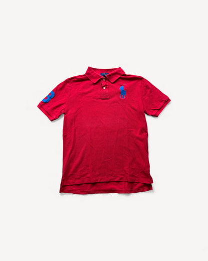 RALPH LAUREN POLO SHIRT RED (S)