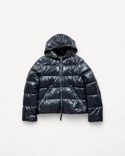 DUVETICA BLACK PUFFER JACKET (S-M)