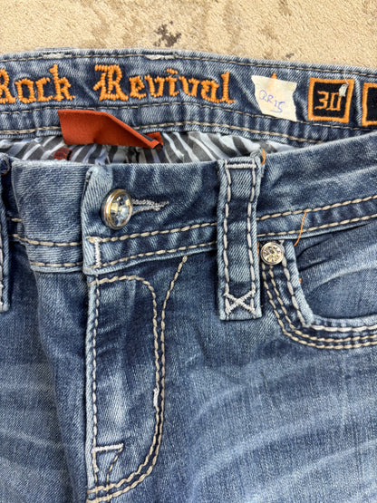 ROCK REVIVAL JEANS W30 L30 #RR25