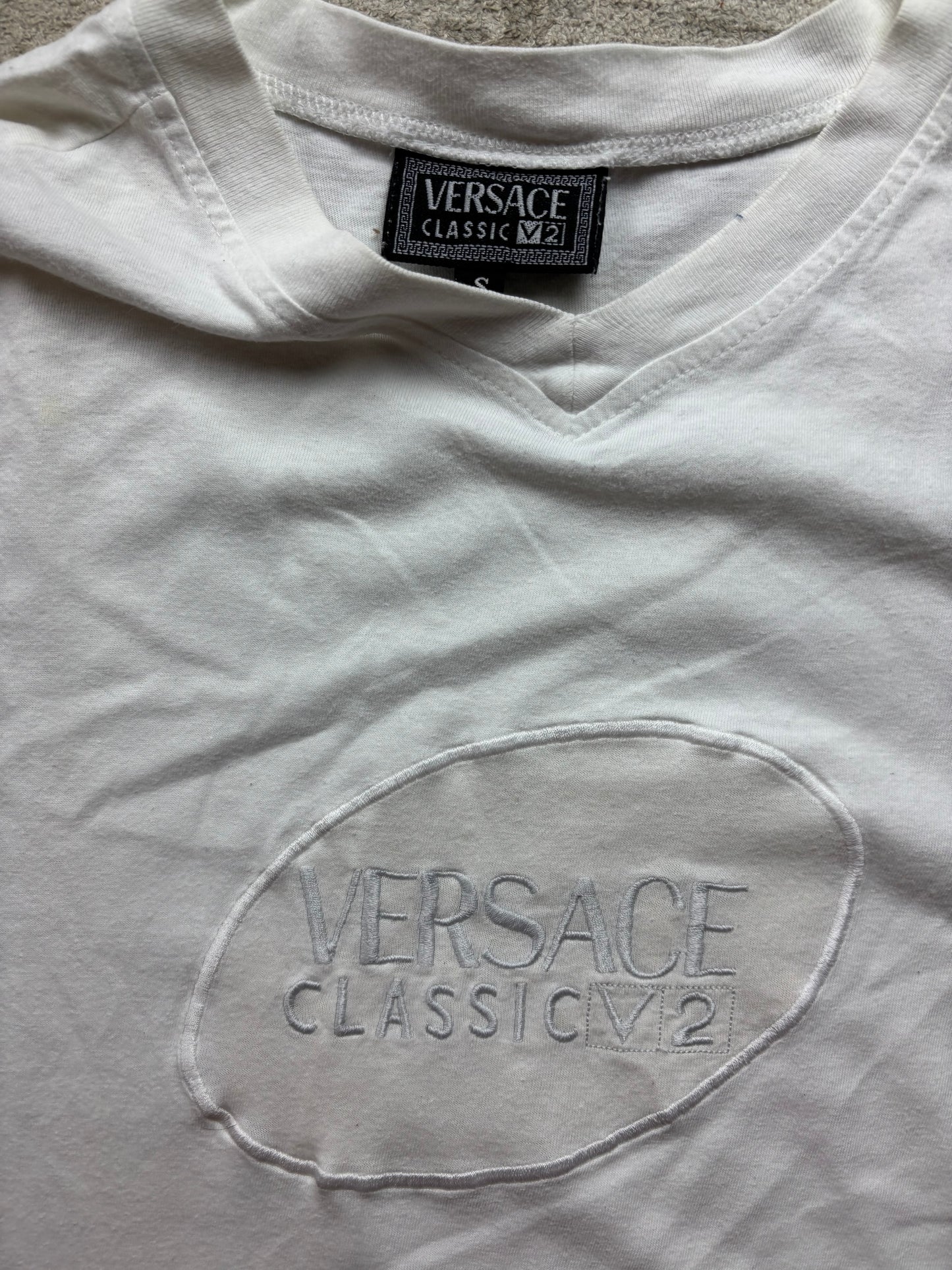 VERSACE WHITE T-SHIRT (S)