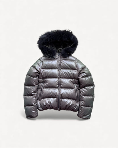 DUVETICA GREY WOMEN PUFFER JACKET (M)