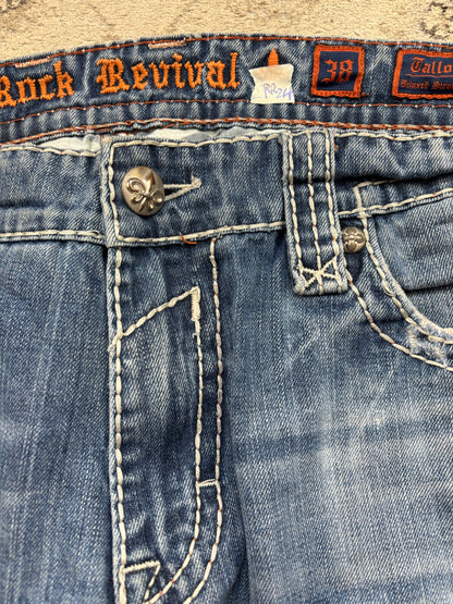 ROCK REVIVAL JEANS W38 L34 #RR24