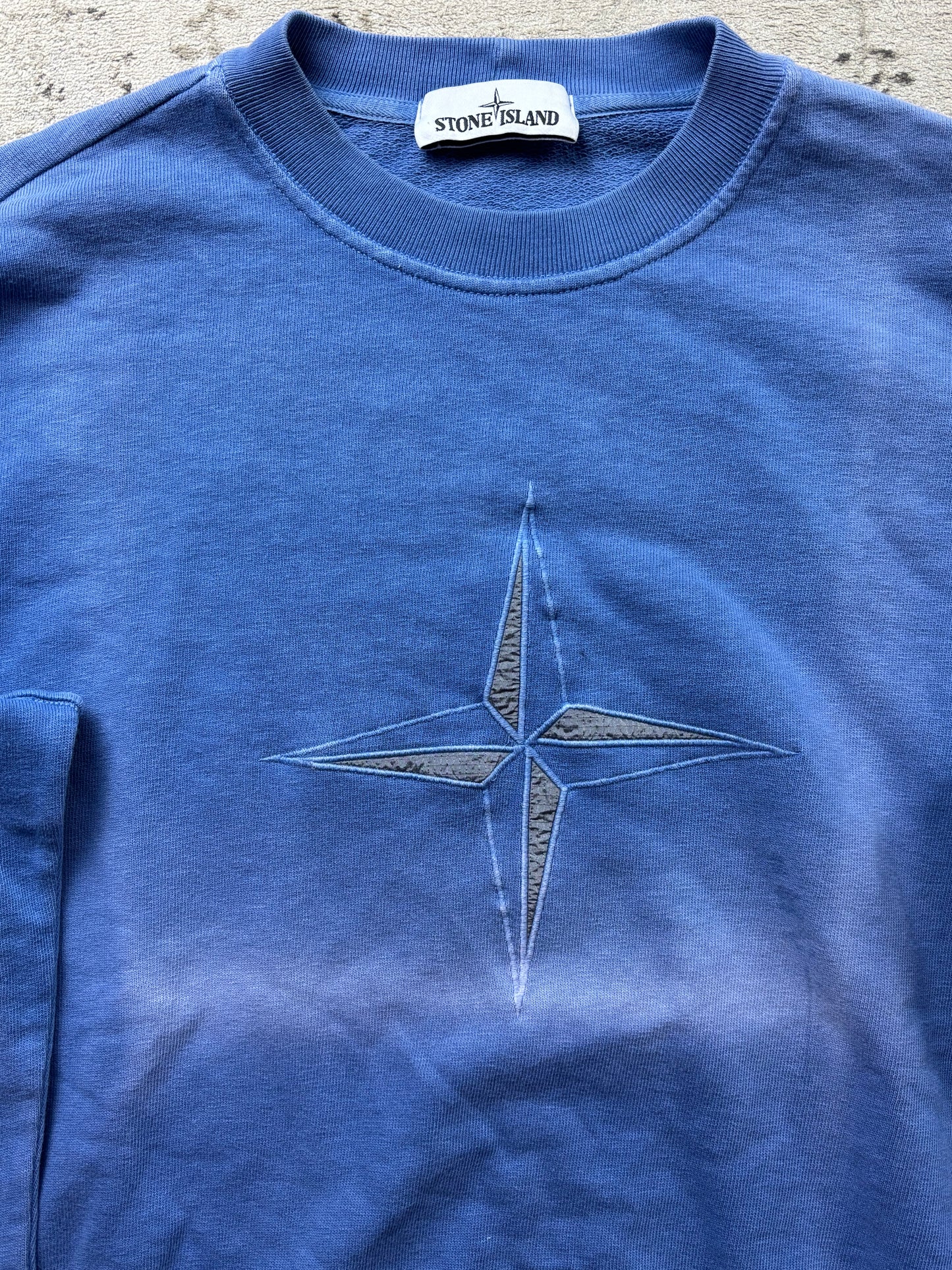 STONE ISLAND BLUE SWEATER (L)