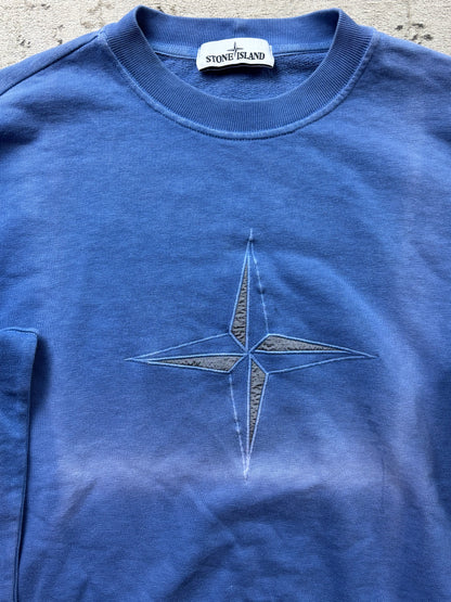 STONE ISLAND BLUE SWEATER (L)