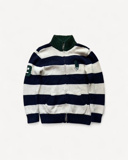 RALPH LAUREN ZIP UP KNIT (XS)