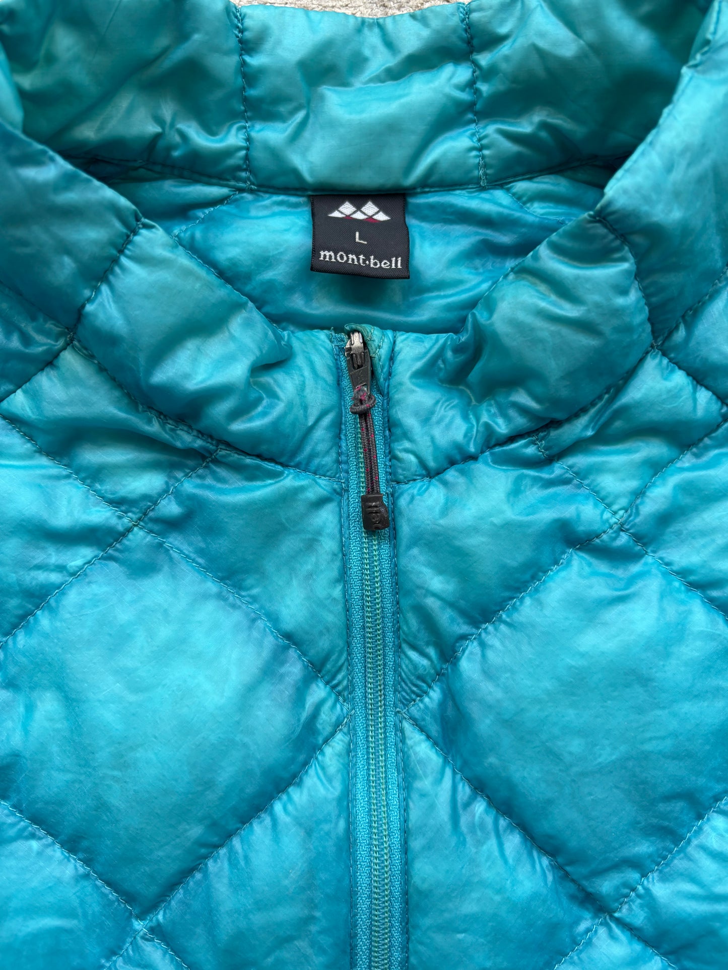 MONTBELL BLUE DIAMOND PUFFER JACKET (S)