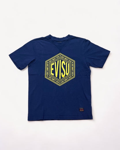 EVISU NAVY T-SHIRT (M)