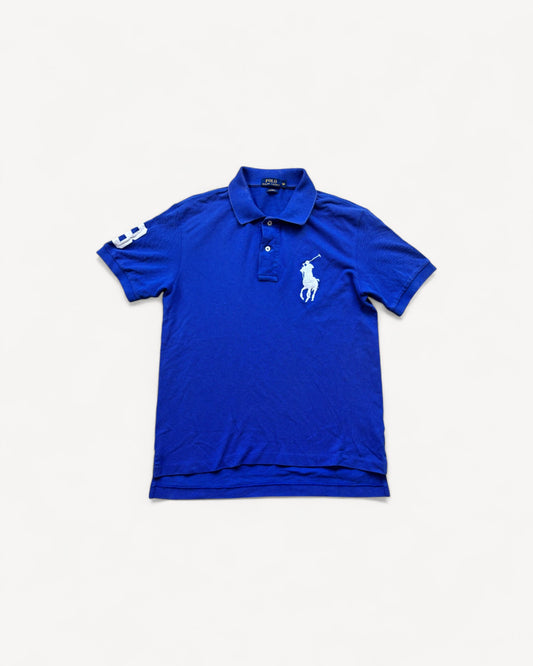 RALPH LAUREN POLO SHIRT BLUE (M)