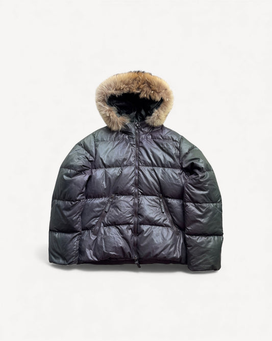 DUVETICA GREY PUFFER JACKET (M)