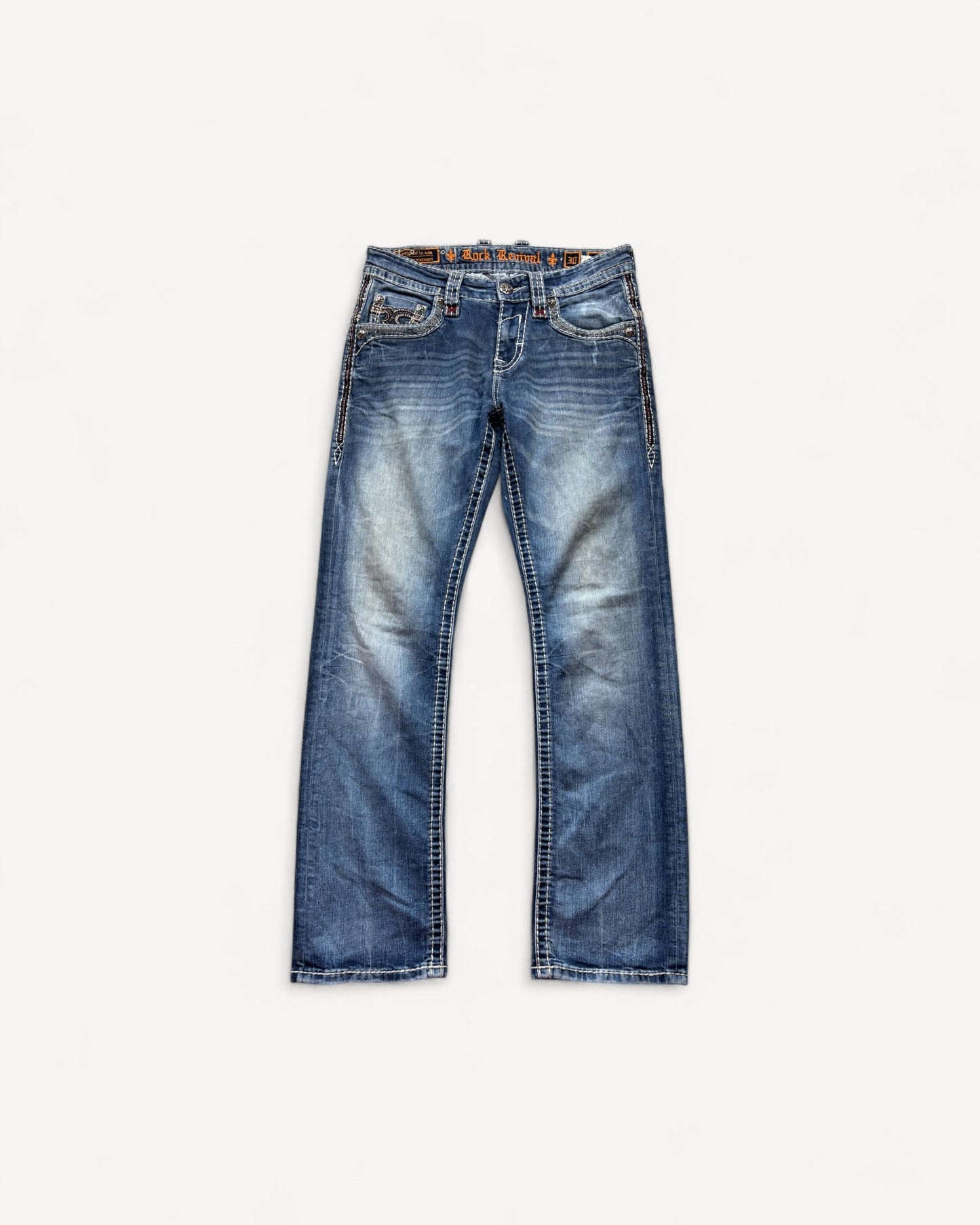 ROCK REVIVAL JEANS W30 L32 #RR5