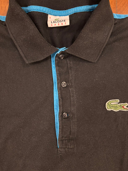 LACOSTE POLO SHIRT BLACK (M)