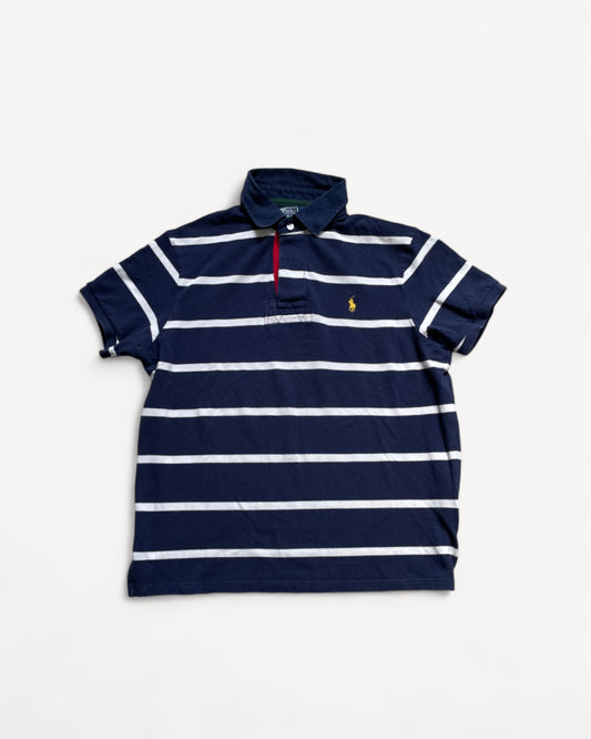 RALPH LAUREN POLO SHIRT STRIPED (L)