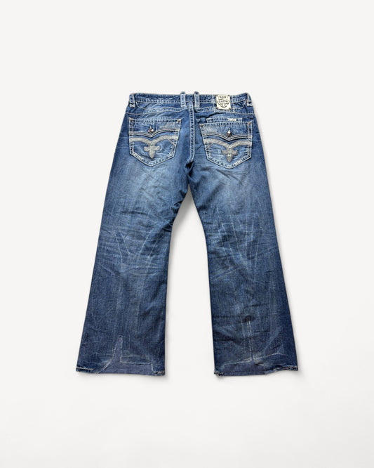 ROCK REVIVAL JEANS W38 L32 #RR41