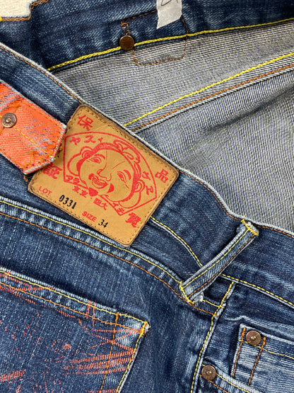 EVISU JEANS W34 L32 #E7