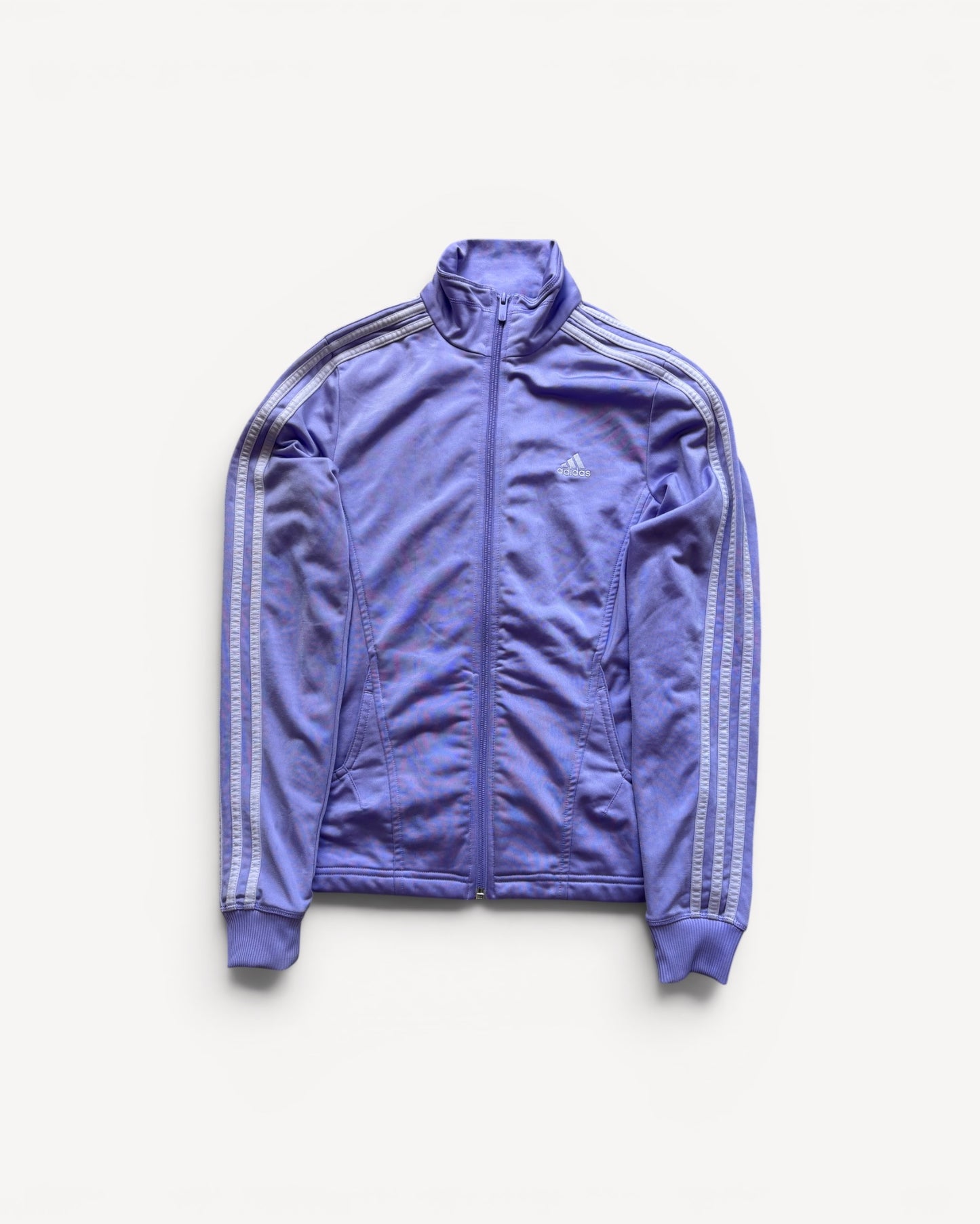 ADIDAS PURPLE ZIP UP VEST (S)